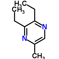 2,3-二乙基-5-甲基吡嗪结构式