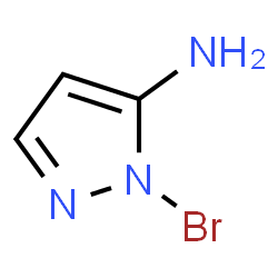 1-溴-1H-吡唑-5-胺结构式