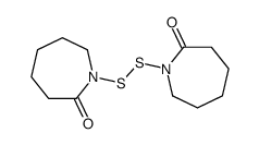 1-[(2-oxoazepan-1-yl)disulfanyl]azepan-2-one结构式