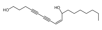 (10S)-heptadec-8-en-4,6-diyne-1,10-diol Structure