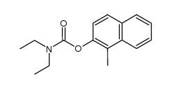 N,N-diethyl-1-methyl-2-carbamoyloxynaphthalene结构式
