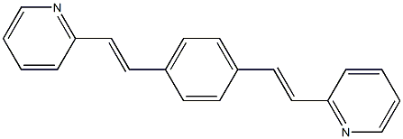 1,4-bis((E)-2-(pyridin-2-yl)vinyl)benzene结构式