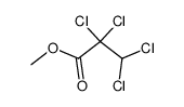 methyl 2,2,3,3-tetrachloropropanoate结构式
