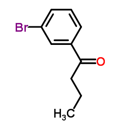 1-(3-Bromophenyl)-1-butanone structure