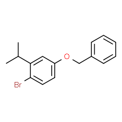 1-Bromo-2-isopropyl-4-benzyloxybenzene Structure