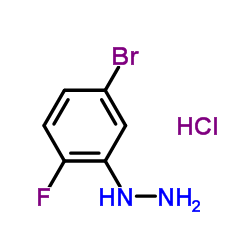 (5-BROMO-2-FLUORO-PHENYL)-HYDRAZINE HYDROCHLORIDE picture