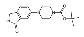 tert-butyl 4-(3-oxo-2,3-dihydro-1H-isoindol-5-yl)piperazine-1-carboxylate Structure