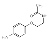 Acetamide,N-[2-(4-aminophenoxy)ethyl]- Structure