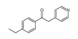 1-(4-ethylphenyl)-2-pyridin-4-ylethanone Structure