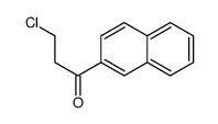 3-chloro-1-naphthalen-2-ylpropan-1-one Structure