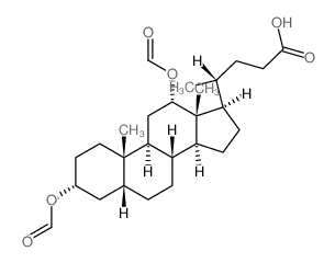 Cholan-24-oic acid,3,12-bis(formyloxy)-, (3a,5b,12a)- structure