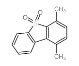 Dibenzothiophene,1,4-dimethyl-, 5,5-dioxide Structure