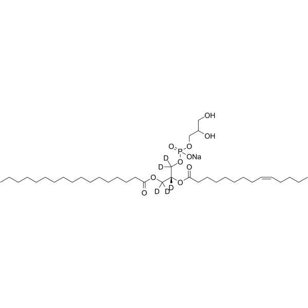 17:0-14:1 PG-d5 Structure