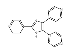 4,4',4''-(1H-咪唑-2,4,5-三基)三吡啶结构式