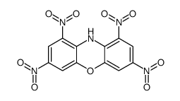 1,3,7,9-tetranitro-10H-phenoxazine Structure