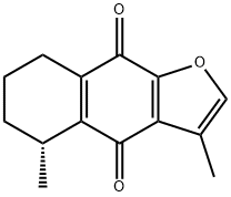 (R)-5,6,7,8-Tetrahydro-3,5-dimethylnaphtho[2,3-b]furan-4,9-dione结构式