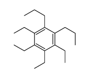 1,2,3,4-tetraethyl-5,6-dipropylbenzene结构式