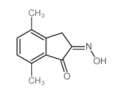 1H-Indene-1,2(3H)-dione,4,7-dimethyl-, 2-oxime Structure