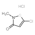 5-氯-2-甲基异噻唑啉-3-酮盐酸盐结构式