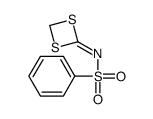 N-(1,3-dithietan-2-ylidene)benzenesulfonamide Structure