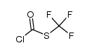 (chlorocarbonyl)trifluoromethylsulfane结构式