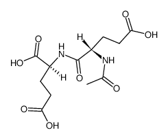 Ac-Glu-Glu-OH Structure