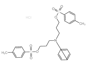 1-Propanol,3,3'-(phenylimino)bis-, bis(4-methylbenzenesulfonate) (ester), hydrochloride(9CI)结构式