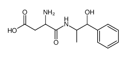 3-Amino-N-(2-hydroxy-1-methyl-2-phenyl-ethyl)-succinamic acid结构式