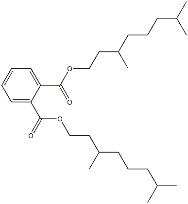 邻苯二甲酸二(3,7-二甲基辛基)酯结构式
