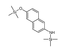 N-(Trimethylsilyl)-6-(trimethylsilyloxy)-2-naphthalenamine structure