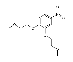 1,2-bis(2-methoxyethoxy)-4-nitrobenzene Structure