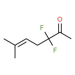 5-Hepten-2-one,3,3-difluoro-6-methyl-结构式