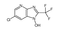 1H-Imidazo(4,5-b)pyridine, 6-chloro-1-hydroxy-2-(trifluoromethyl)-结构式