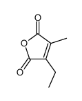 2,5-FURANDIONE,3-ETHYL-4-METHYL- Structure