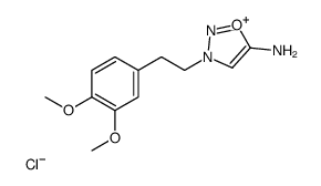 3-[2-(3,4-dimethoxyphenyl)ethyl]oxadiazol-3-ium-5-amine,chloride Structure