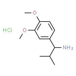 1-(3,4-dimethoxyphenyl)-2-methylpropan-1-amine Structure
