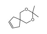 8,8-dimethyl-7,9-dioxaspiro[4.5]dec-2-ene Structure