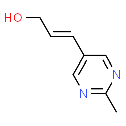 2-Propen-1-ol, 3-(2-methyl-5-pyrimidinyl)- (9CI) Structure