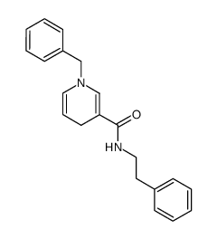 1-benzyl-3-(N-phenethylcarbamoyl)-1,4-dihydropyridine结构式