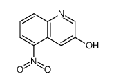 5-nitro-quinolin-3-ol结构式