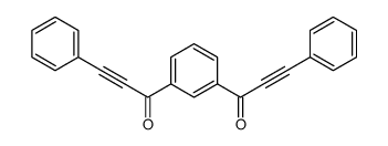 3-phenyl-1-[3-(3-phenylprop-2-ynoyl)phenyl]prop-2-yn-1-one Structure