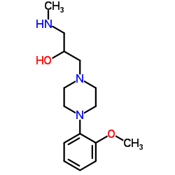 1-[4-(2-Methoxyphenyl)-1-piperazinyl]-3-(methylamino)-2-propanol结构式
