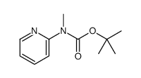 tert-butyl N-methyl-N-pyridin-2-ylcarbamate Structure