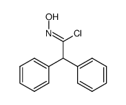 N-hydroxy-2,2-diphenylacetimidoyl chloride Structure