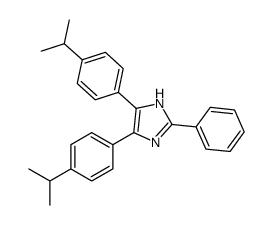 2-phenyl-4,5-bis(4-propan-2-ylphenyl)-1H-imidazole Structure