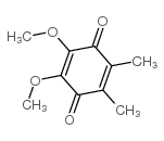 2,3-DIMETHOXY-5,6-DIMETHYL-P-BENZOQUINONE structure