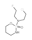 N-(2-chloroethyl)-N-(2-fluoroethyl)-2-oxo-1-oxa-3-aza-2$l^C7H15ClFN2O2P-phosphacyclohexan-2-amine结构式