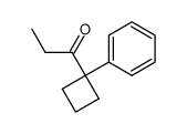 1-(1-phenylcyclobutyl)propan-1-one Structure