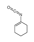 1-isocyanatocyclohexene Structure