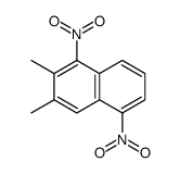 2,3-dimethyl-1,5-dinitronaphthalene结构式